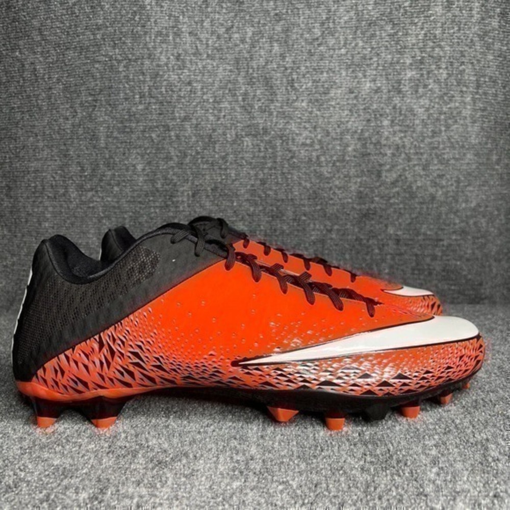 Nike Vapor Speed Football Cleats Mens 16 Low Orange Black Swoosh